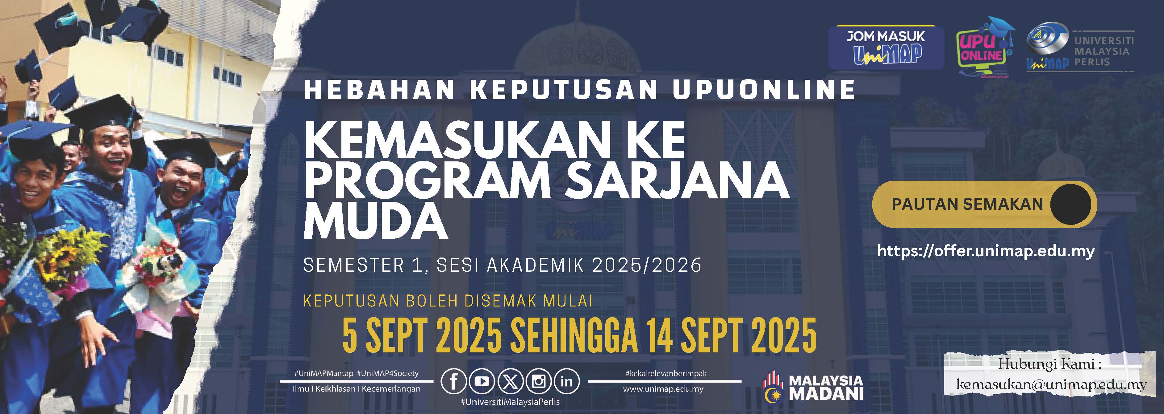 Announcement of Result